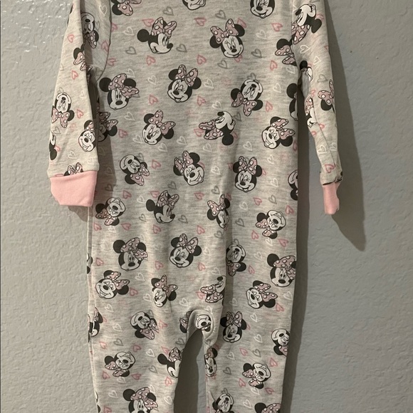 NWT Baby Disney Minnie Mouse Romper Size: 9M Color: Gray - Picture 7 of 11